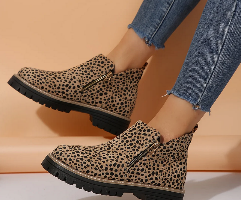 Nabalu Jordan | Women’s Orthopedic Ankle Boots with Side Zipper