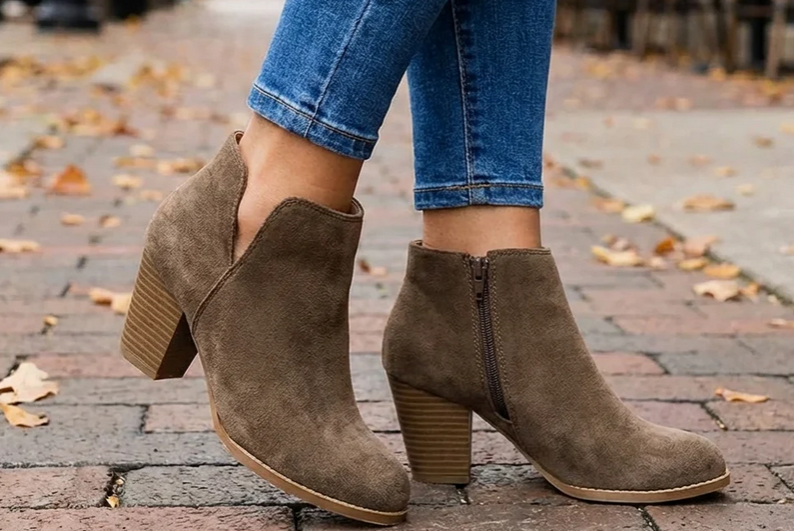 Nabalu Blair | Classic Block Heel Ankle Boots