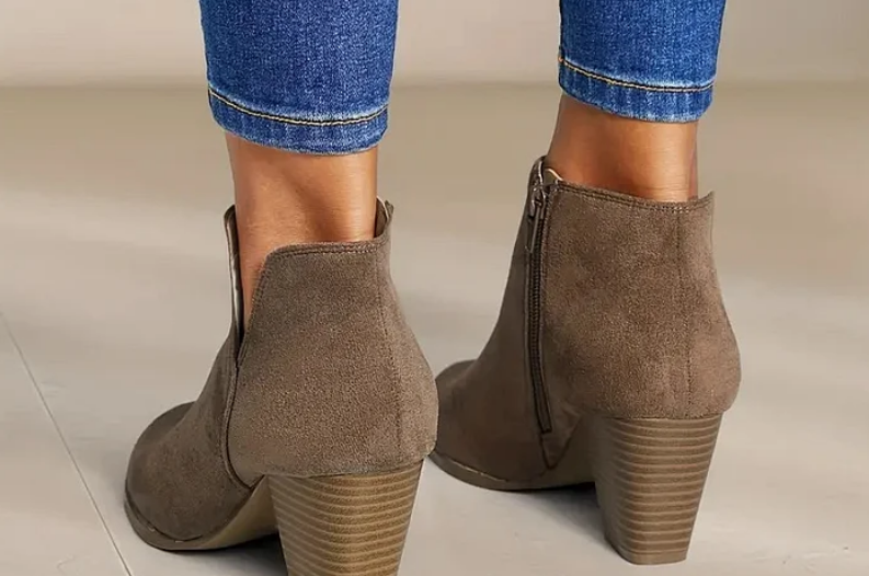 Nabalu Blair | Classic Block Heel Ankle Boots