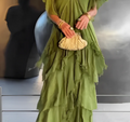 Nabalu Elowen | Women’s Long Sleeve Ruffle Dress