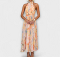 Nabalu Aurevyn | Women’s Halter Maxi Dress
