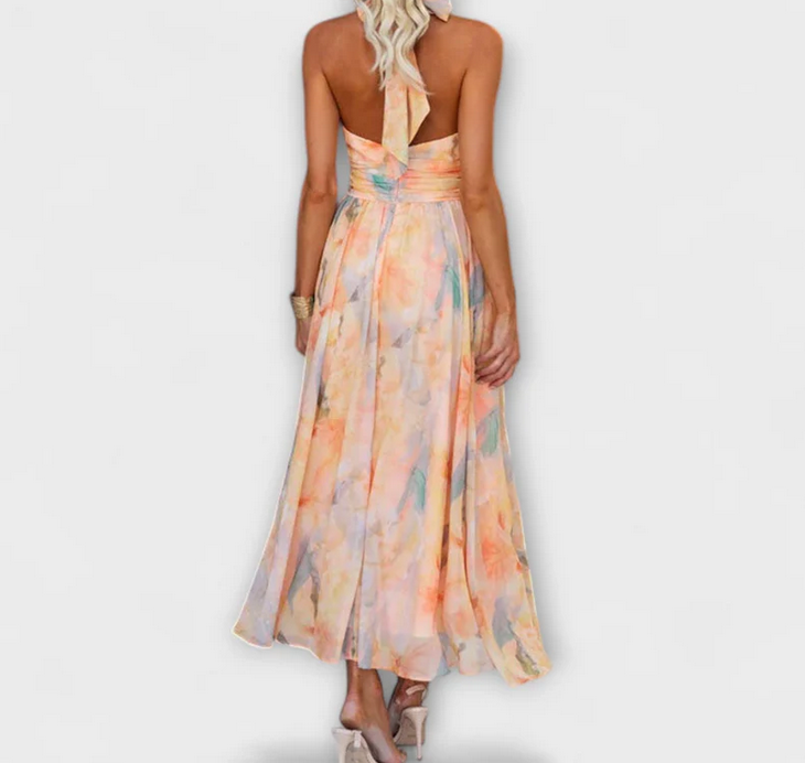 Nabalu Aurevyn | Women’s Halter Maxi Dress