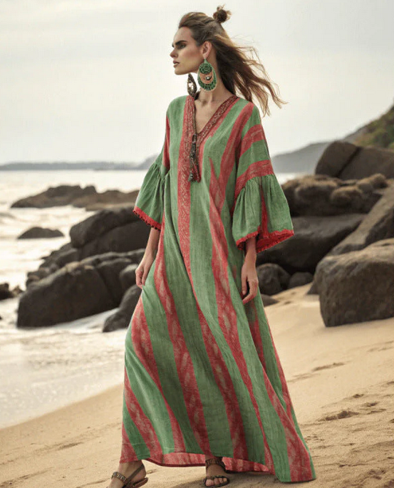 Nabalu Solivane | Women’s Bohemian Maxi Dress 1