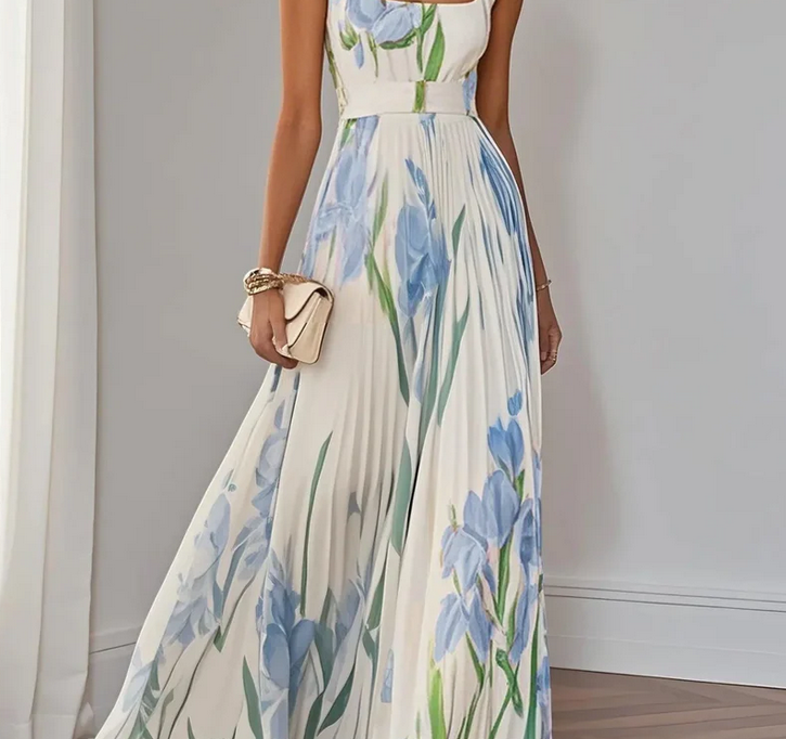 Nabalu Serelina | Women’s Pleated Maxi Dress