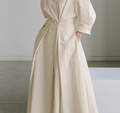Nabalu Sofia | Women’s Tailored Wrap Shirt Maxi Dress