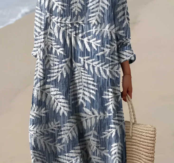 Nabalu Orelisse | Women’s Summer Long Sleeve Maxi Dress