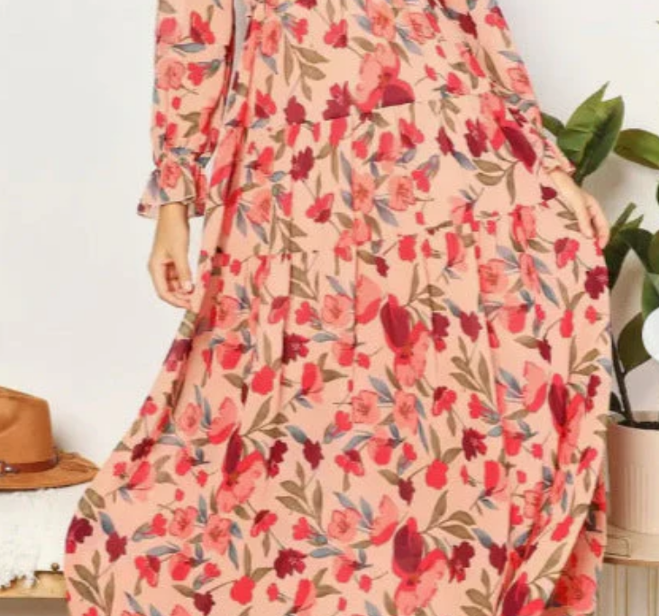 Nabalu Aurevya | Women’s Bohemian Lace-Detail Maxi Summer Dress