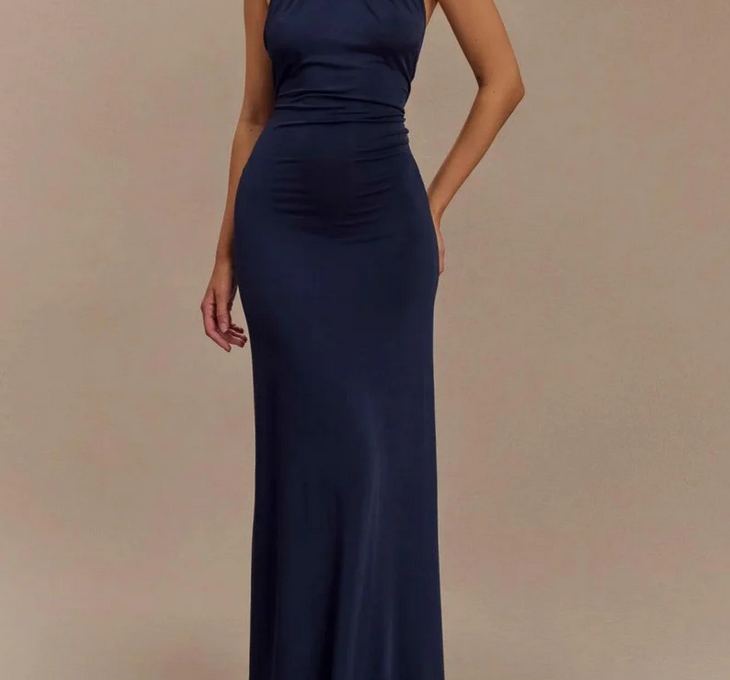 Nabalu Aveline | Women’s Halter Neck Maxi Dress