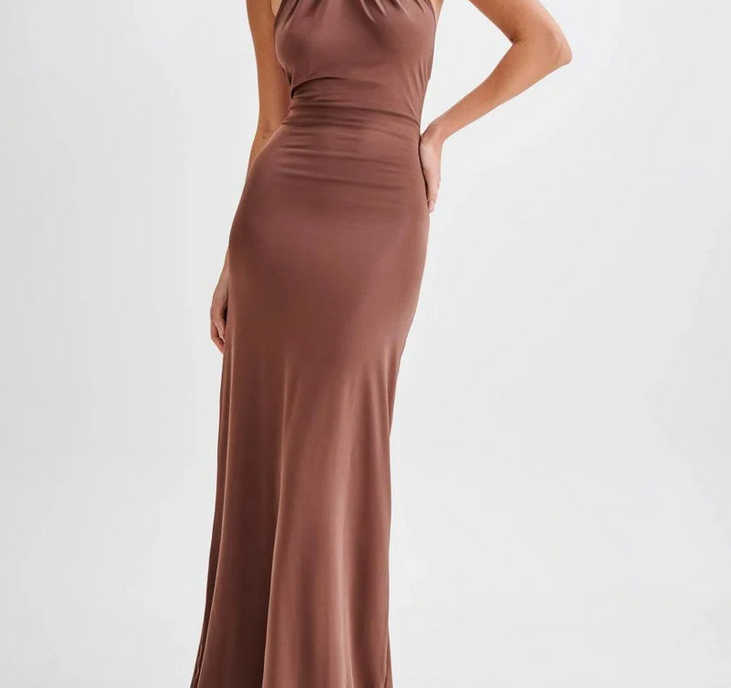Nabalu Aveline | Women’s Halter Neck Maxi Dress