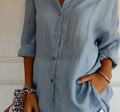 Nabalu Noa | Relaxed Button Front Spring Blouse