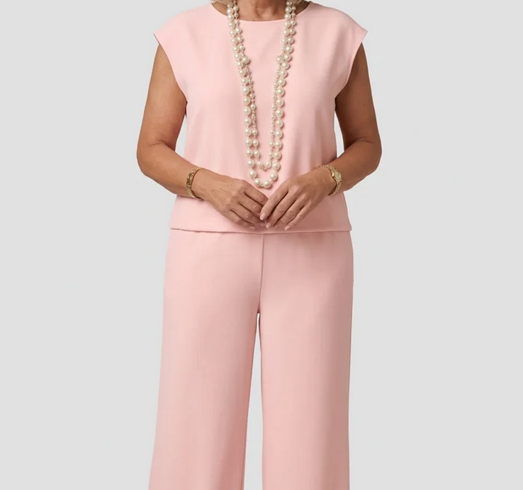 Nabalu Women’s Comfy 2 Piece Summer Set – Relaxed Top and Wide Leg Pants