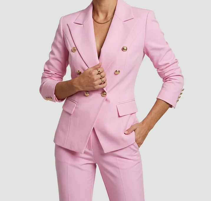 Nabalu Women’s Formal 2 Piece Blazer Set – Tailored Blazer and Pants
