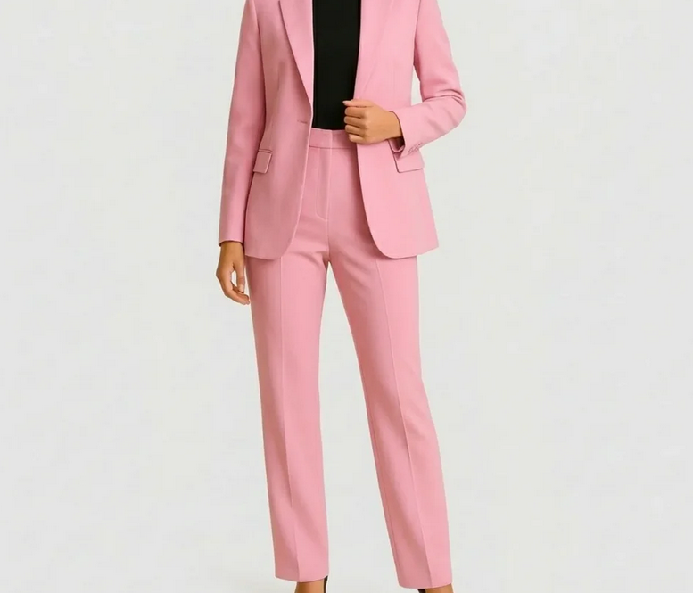 Nabalu Women’s Elegant Evening Set – Tailored Blazer and Tapered Pants