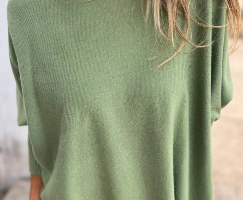 Nabalu Nerisse | Women’s Relaxed Knit Batwing Sleeve Top