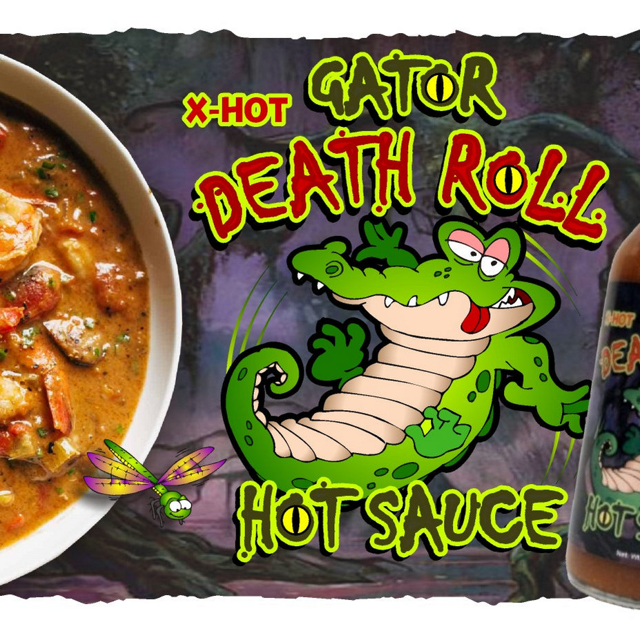 Pepper Palace Gator Death Roll Hot Sauce