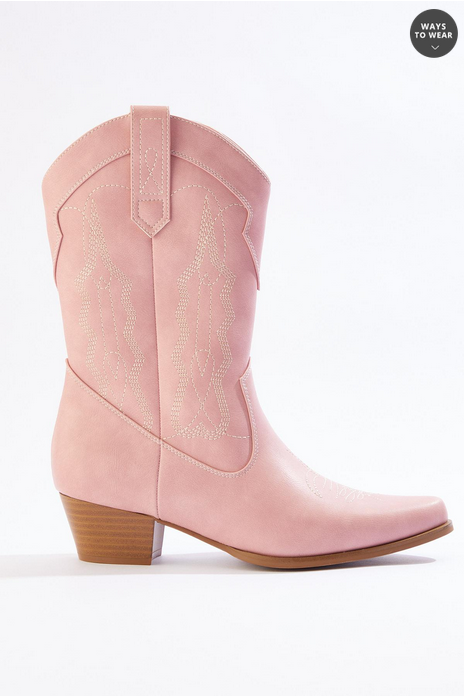 Cato Fashions Snip Toe Western Boots