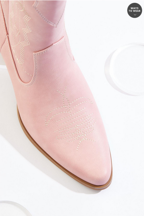 Cato Fashions Snip Toe Western Boots