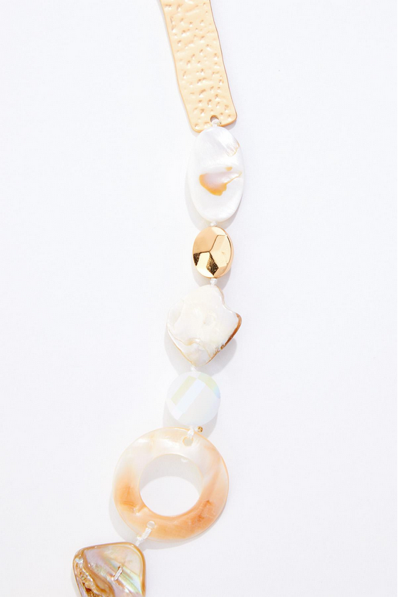 Cato Fashions Multi Shape Shell Beaded Necklace Set