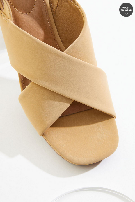 Cato Fashions X Band Cork Platform Heeled Sandals