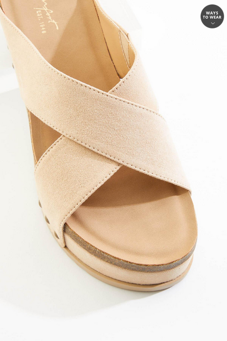 Cato Fashions X Band Platform Sandals