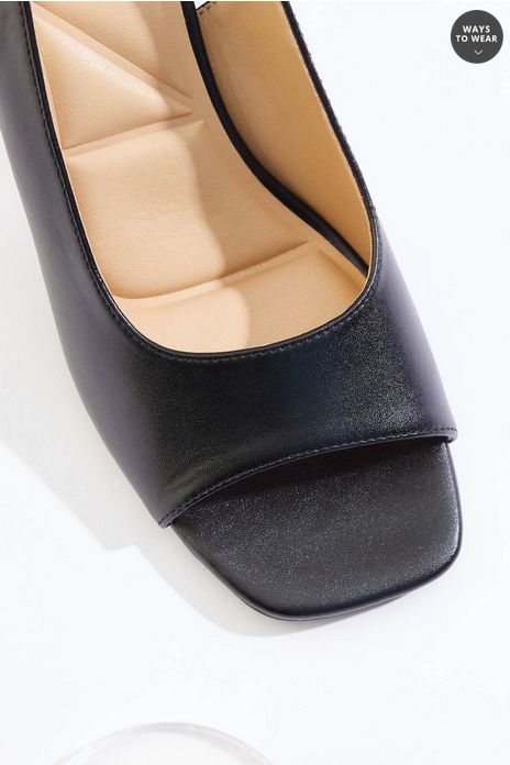 Cato Fashions Black Slingback Heels