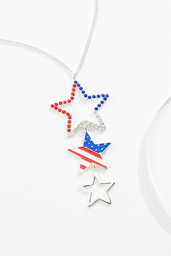 Cato Fashions Americana Star Icon Necklace Set
