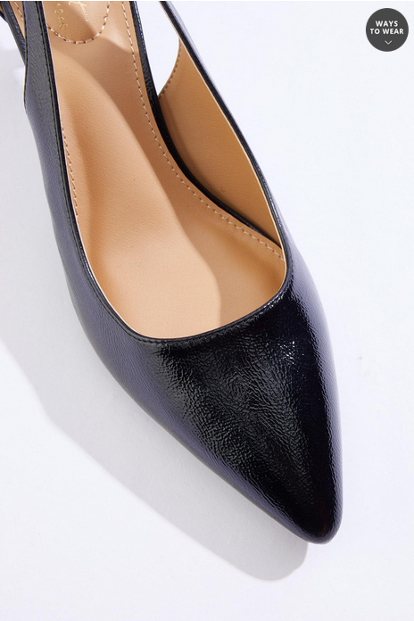 Cato Fashions Wide Width Cutout Bow Pumps