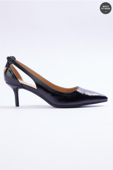 Cato Fashions Cutout Bow Pumps