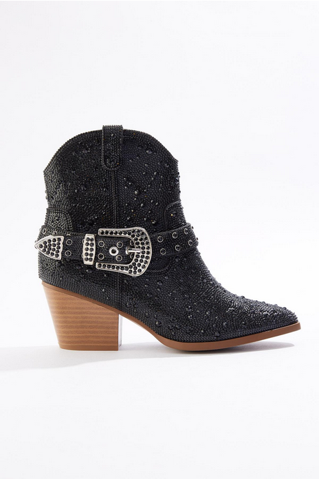 Cato Fashions Bling Buckle Booties