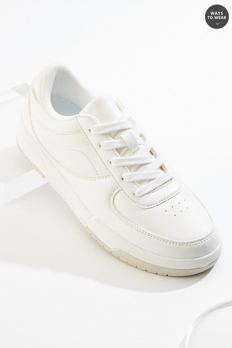 Cato Fashions Chunky White Sneakers