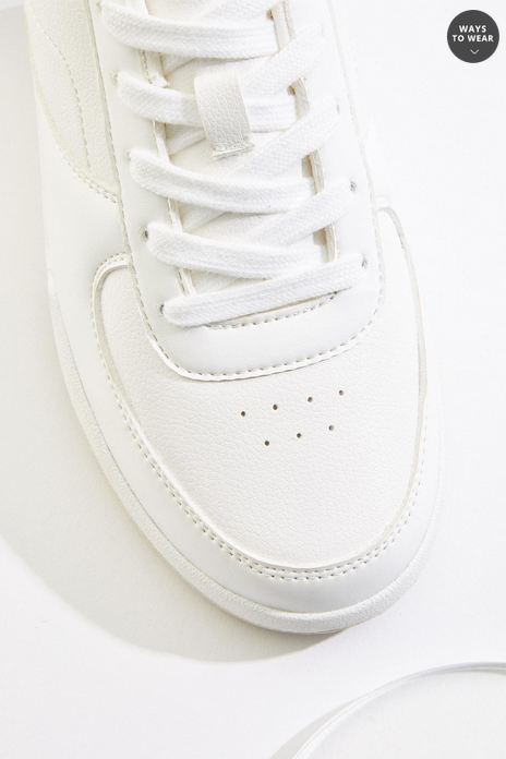 Cato Fashions Chunky White Sneakers