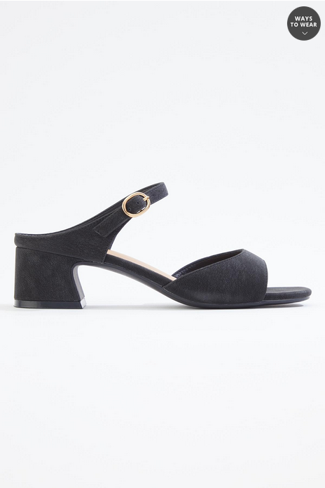 Cato Fashions Double Band Mule Sandals