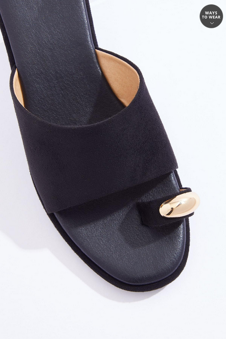 Cato Fashions Metal Toe Loop Sandals