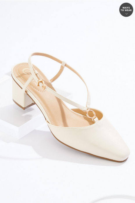 Cato Fashions V Strap Slingback Pumps