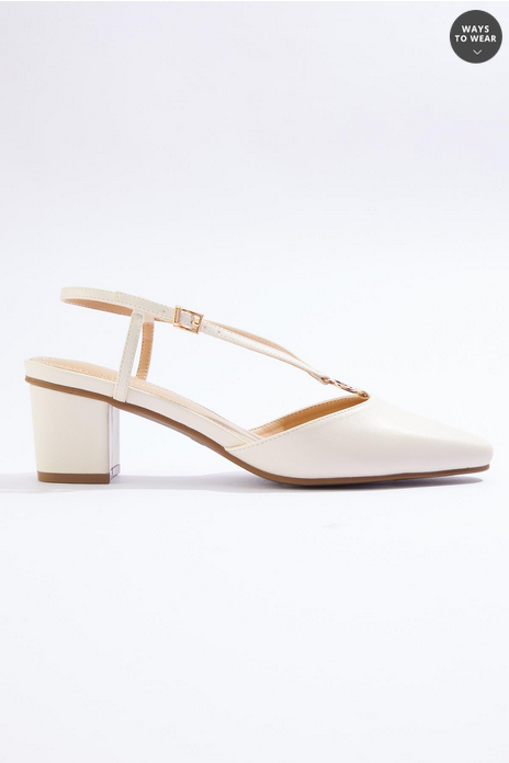 Cato Fashions V Strap Slingback Pumps