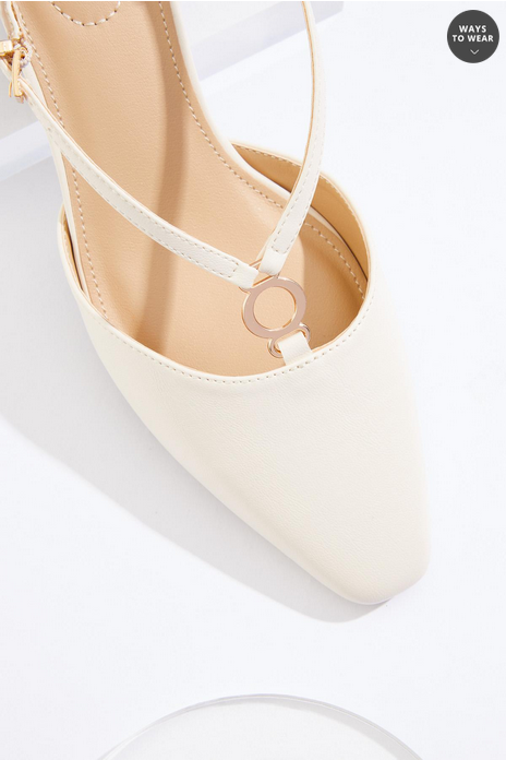 Cato Fashions V Strap Slingback Pumps