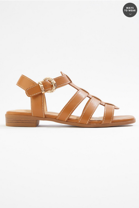 Cato Fashions Wide Width Classic Fisherman Flat Sandals
