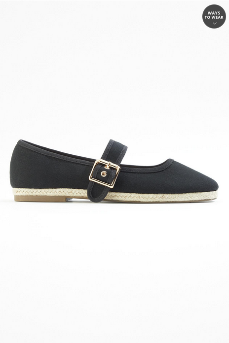 Cato Fashions Mary Jane Espadrille Flats