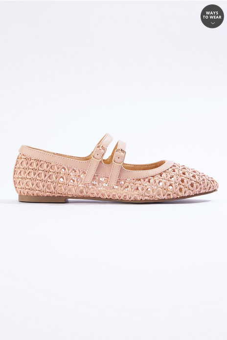 Cato Fashions Double Strap Mary Jane Flats