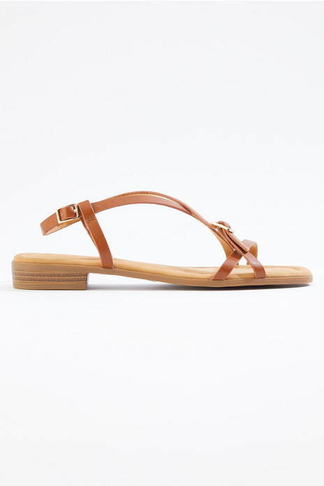 Cato Fashions Classic Criss Cross Strap Sandals