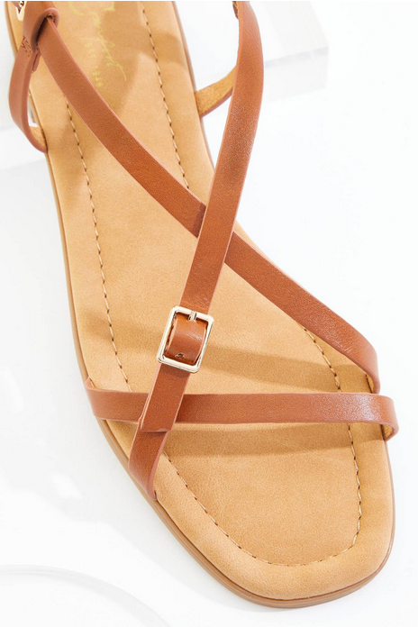 Cato Fashions Classic Criss Cross Strap Sandals