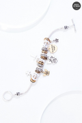Cato Fashions Two Tone Angel Charm Bracelet