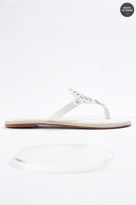 Cato Fashions Rhinestone Medallion Sandals