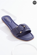 Cato Fashions Woven Buckle Sandals