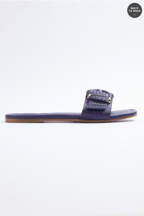 Cato Fashions Woven Buckle Sandals