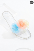 Cato Fashions 3d Flower Jelly Sandals