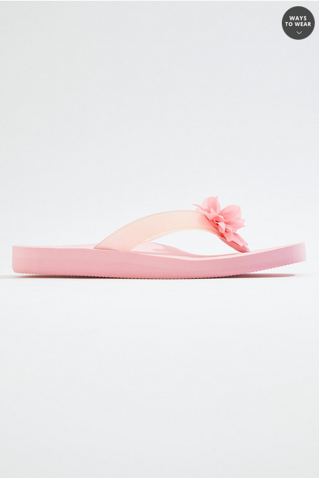 Cato Fashions Square Toe Flower Sandals
