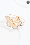 Cato Fashions Gold Butterfly Statement Cuff Bracelet