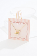Cato Fashions Gold Butterfly Carabiner Necklace