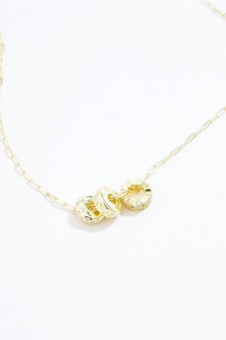 Cato Fashions Gold Rondelle Necklace